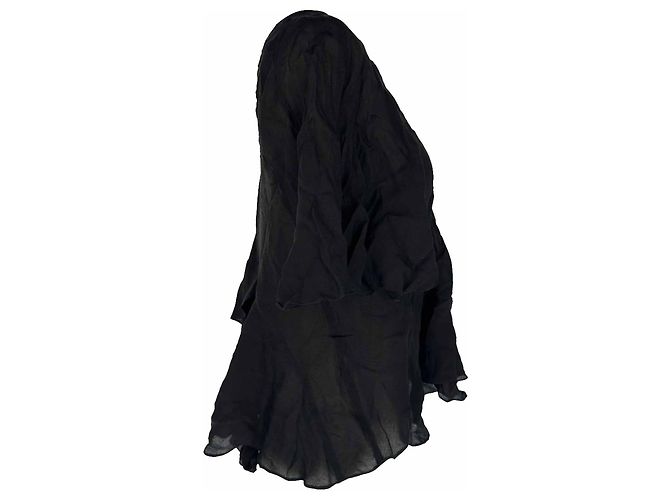 Camicetta Isabel Marant in cotone nero - vista 3