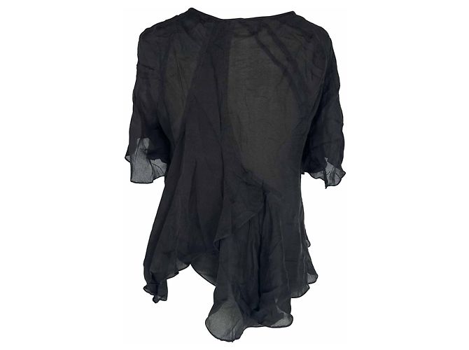 Camicetta Isabel Marant in cotone nero - vista 5
