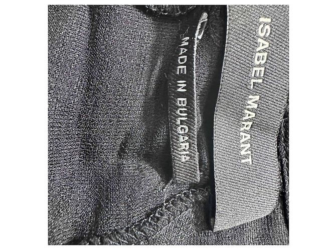Camicetta Isabel Marant in cotone nero - vista 6