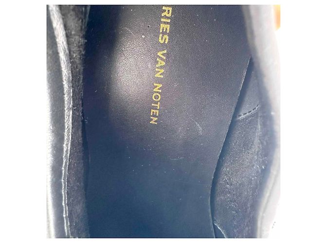 Sneakers Dries Van Noten in scamosciato nero - vista 12