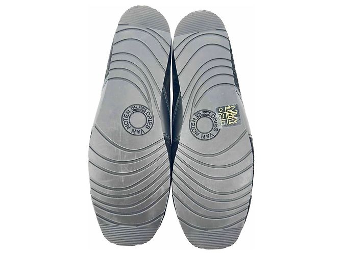 Sneakers Dries Van Noten in scamosciato nero - vista 13