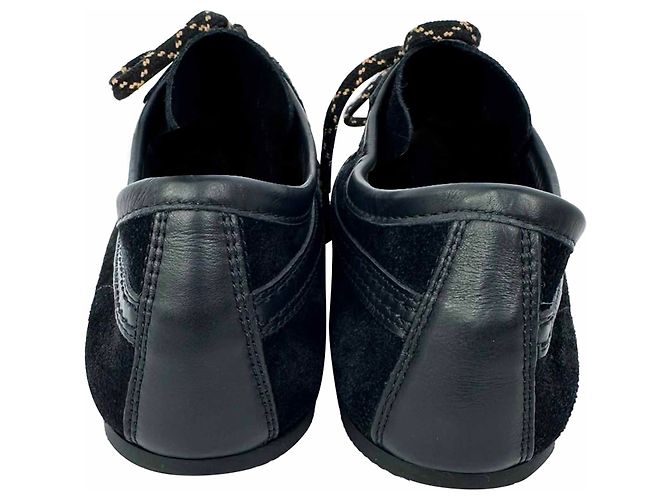 Sneakers Dries Van Noten in scamosciato nero - vista 7