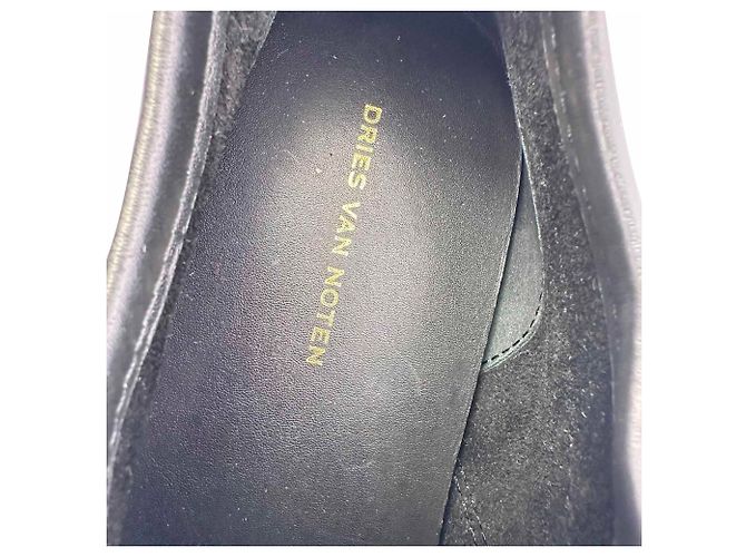 Sneakers Dries Van Noten in scamosciato nero - vista 8