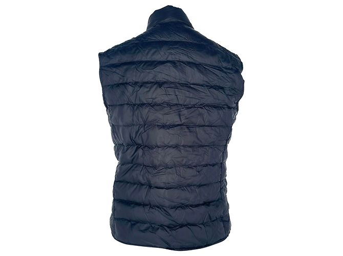 Moncler Liane Weste mit Knöpfen aus schwarzem Polyamid - Ansicht 3