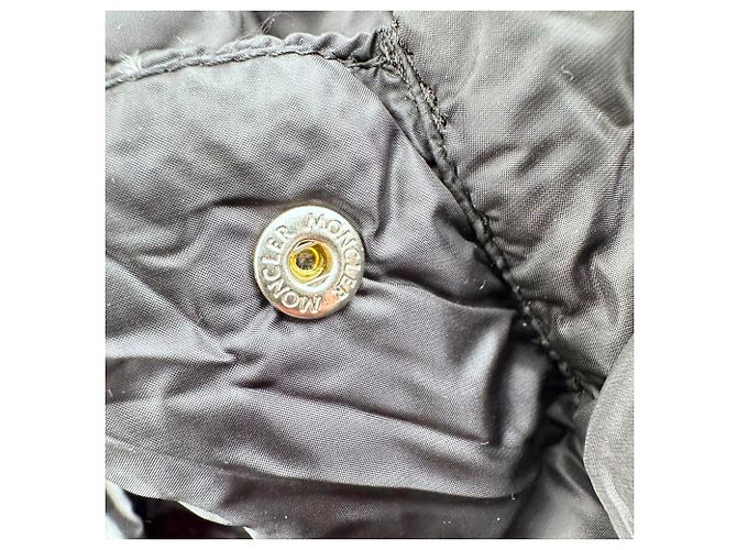 Moncler Liane Weste mit Knöpfen aus schwarzem Polyamid - Ansicht 7