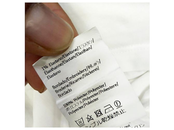 Camiseta Loewe Anagram en algodón blanco Crudo - vista 9