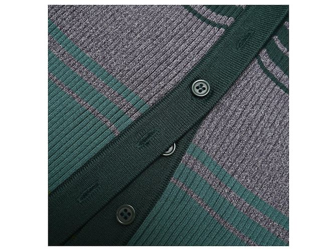 Staud Shoko Strickmidi-Kleid aus grüner Viskose - Ansicht 9