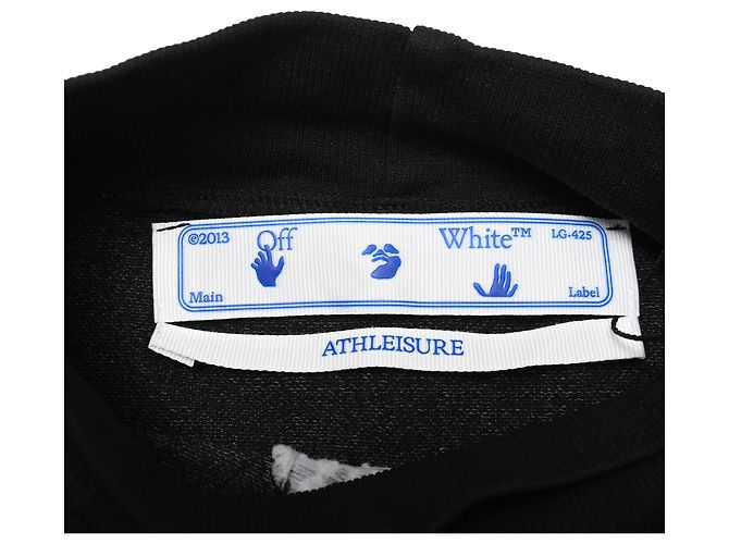 Off White Nahtloses Off-White Athletic Off Stamp Kleid aus schwarzem Polyamid - Ansicht 5
