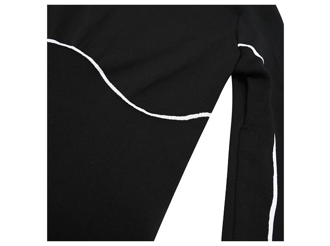 Off White Nahtloses Off-White Athletic Off Stamp Kleid aus schwarzem Polyamid - Ansicht 7