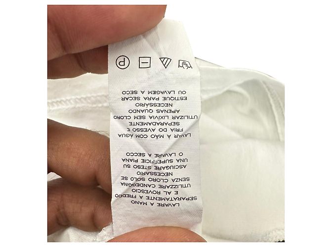 Camiseta Marc Jacobs de algodón blanco con lazo bordado y lentejuelas - vista 9