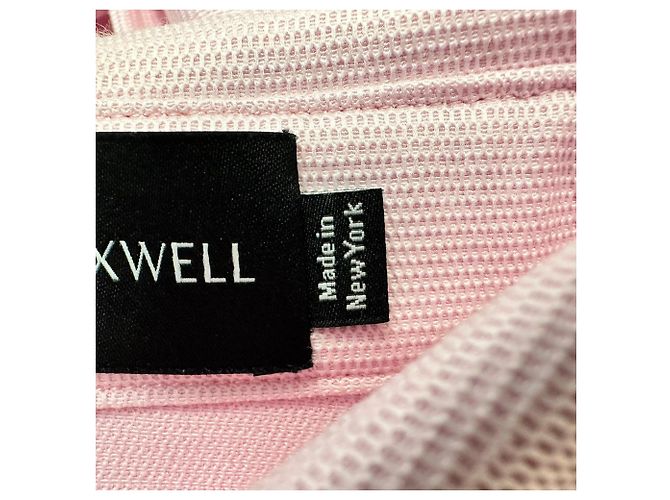 Autre Marque Vestido camisa mini de piqué de algodón rosa Brandon Maxwell Castaño - vista 6