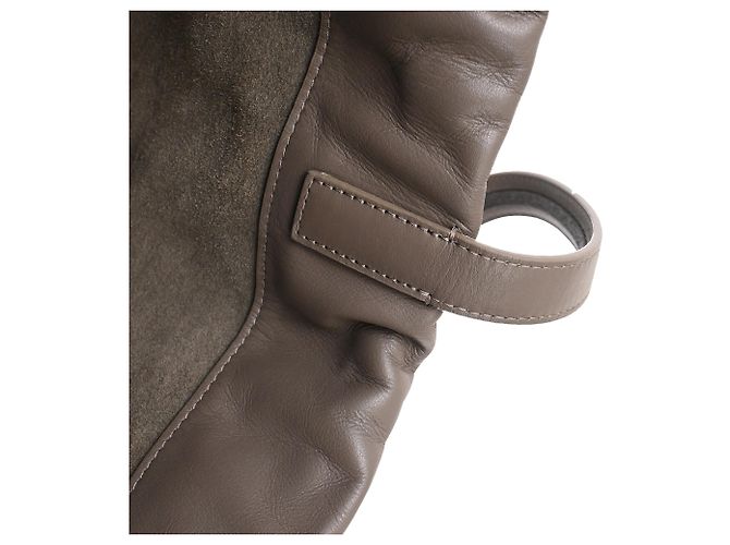 Bolso Tote Monili Brunello Cucinelli en piel marrón - vista 12