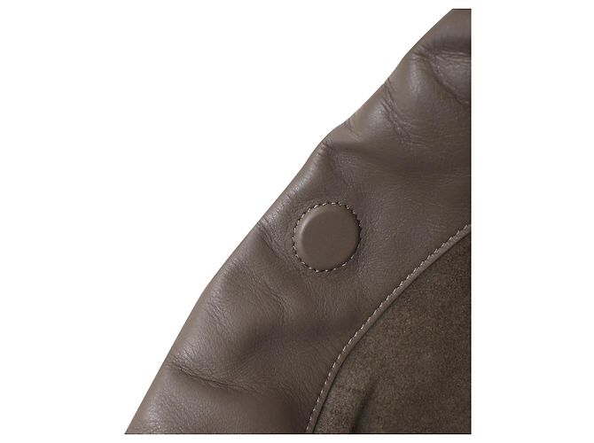 Bolso Tote Monili Brunello Cucinelli en piel marrón - vista 14