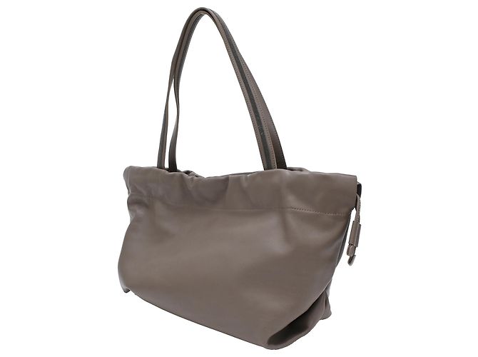 Bolso Tote Monili Brunello Cucinelli en piel marrón - vista 3