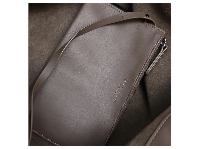 Bolso Tote Monili Brunello Cucinelli en piel marrón - vista 6