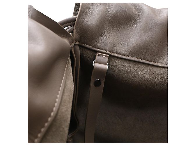 Bolso Tote Monili Brunello Cucinelli en piel marrón - vista 8