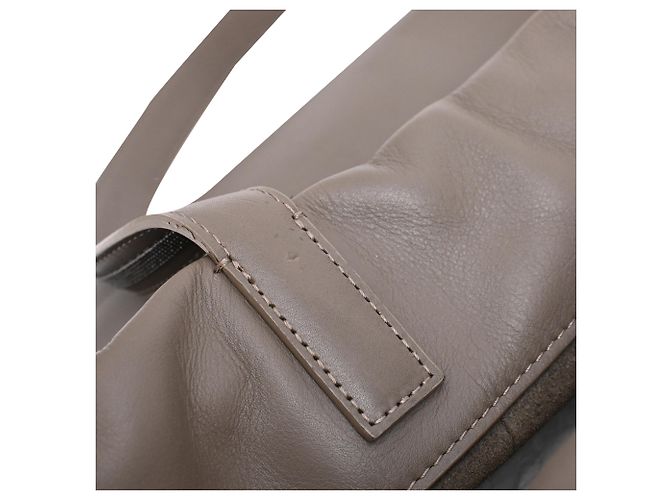 Bolso Tote Monili Brunello Cucinelli en piel marrón - vista 9