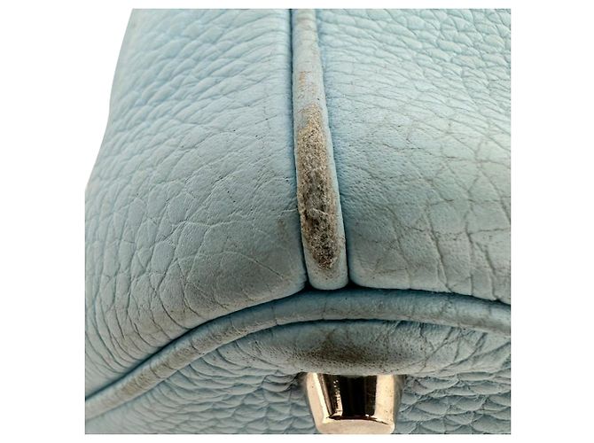 Tote Diorissimo Large in pelle azzurro chiaro Dior Marrone Rosa - vista 18