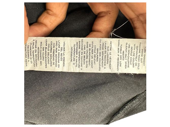 Camiseta de algodón negro con detalles de lazo Marc Jacobs Gris - vista 7
