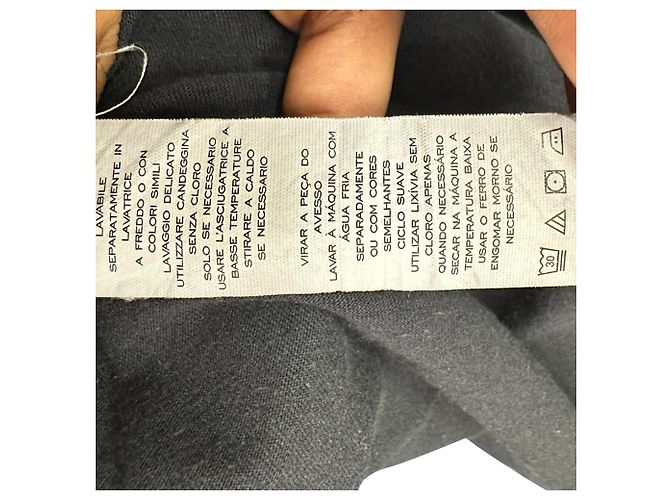 Camiseta de algodón negro con detalles de lazo Marc Jacobs Gris - vista 8
