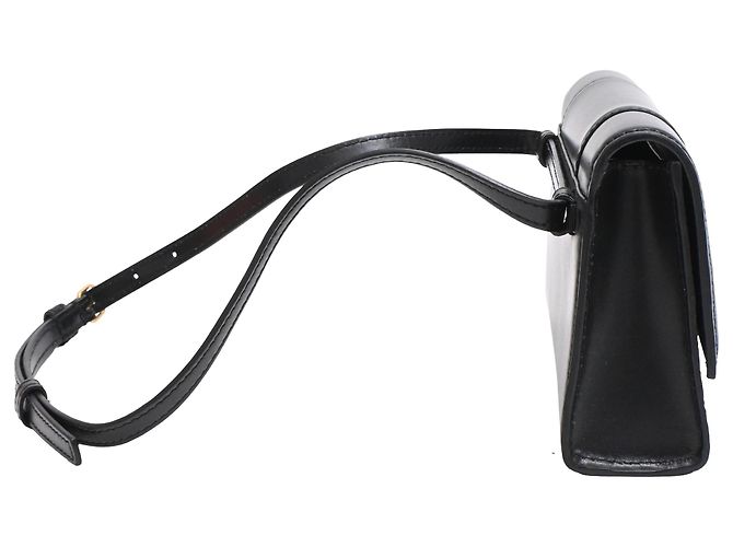 Borsa a tracolla Hourglass in pelle nera Balenciaga Nero - vista 2