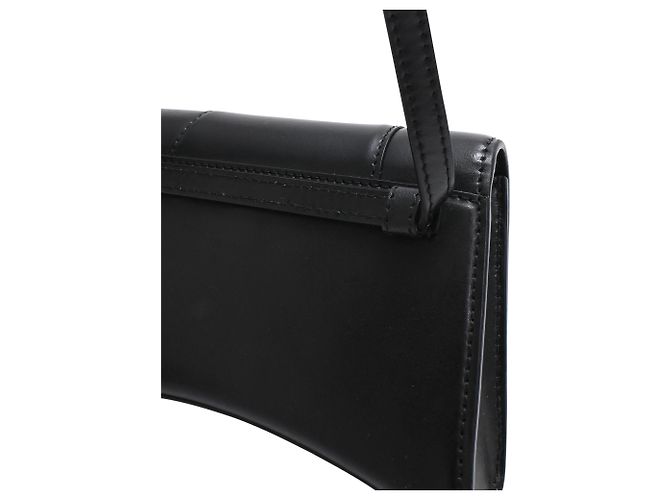 Borsa a tracolla Hourglass in pelle nera Balenciaga Nero - vista 21