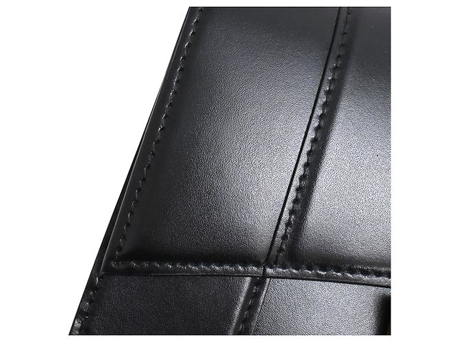 Borsa a tracolla Hourglass in pelle nera Balenciaga Nero - vista 24
