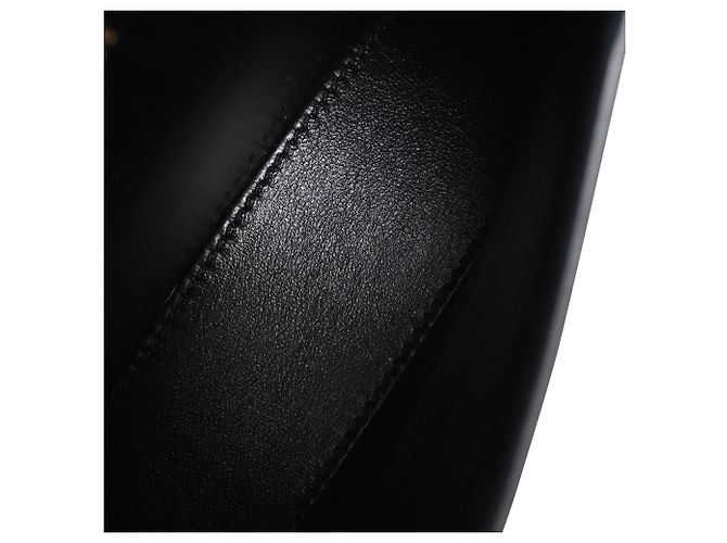 Borsa a tracolla Hourglass in pelle nera Balenciaga Nero - vista 8