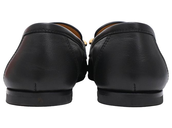 Mocassini Colette in pelle di vitello nera Hermès Nero - vista 3