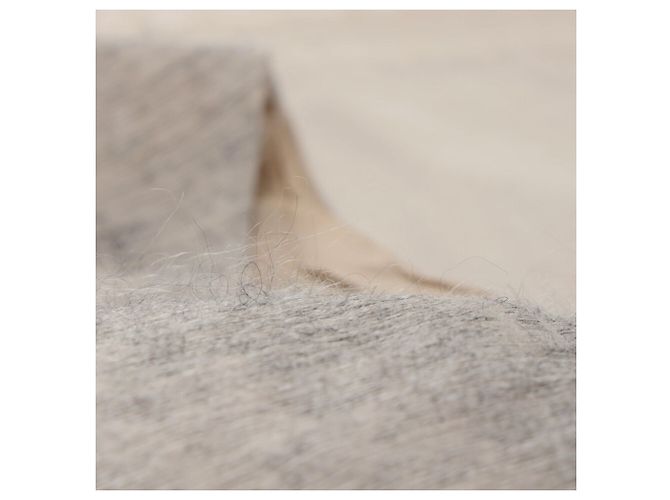 Vestido midi plisado sin mangas Marni en mohair gris - vista 9