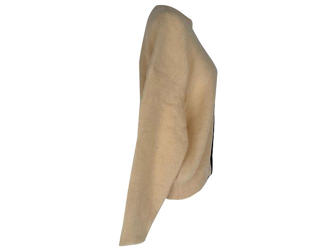 Zweifarbiger Saint Laurent Pullover aus mehrfarbigem Mohair Mehrfarben - Ansicht 2