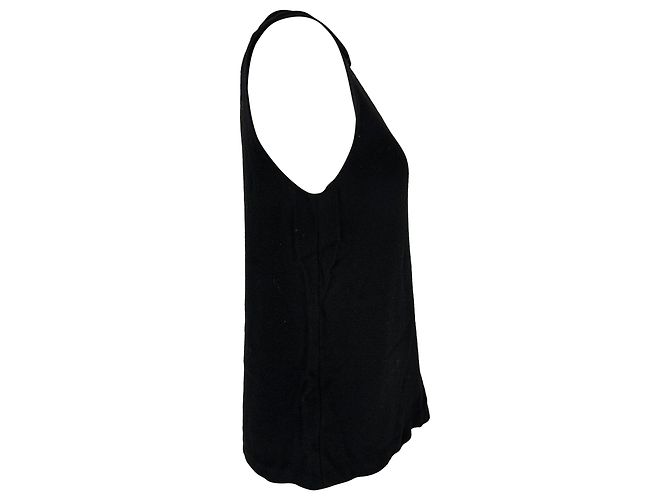 Camicetta senza maniche Harlow Star Mesh in viscosa nera di A.L.C Nero - vista 2