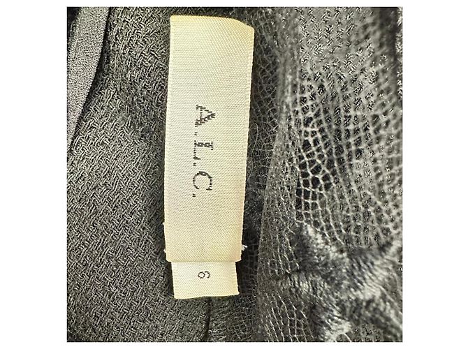 Camicetta senza maniche Harlow Star Mesh in viscosa nera di A.L.C Nero - vista 4