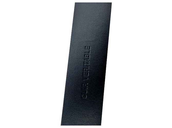 Timeless Cintura Chanel con logo CC intrecciato e catena in pelle bianca - vista 8