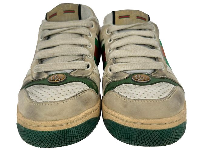 Sneakers Screener Gucci in pelle multicolore - vista 3