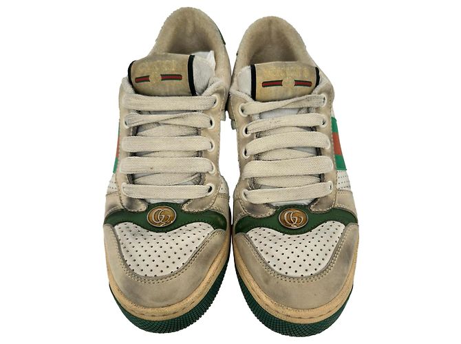 Sneakers Screener Gucci in pelle multicolore - vista 4