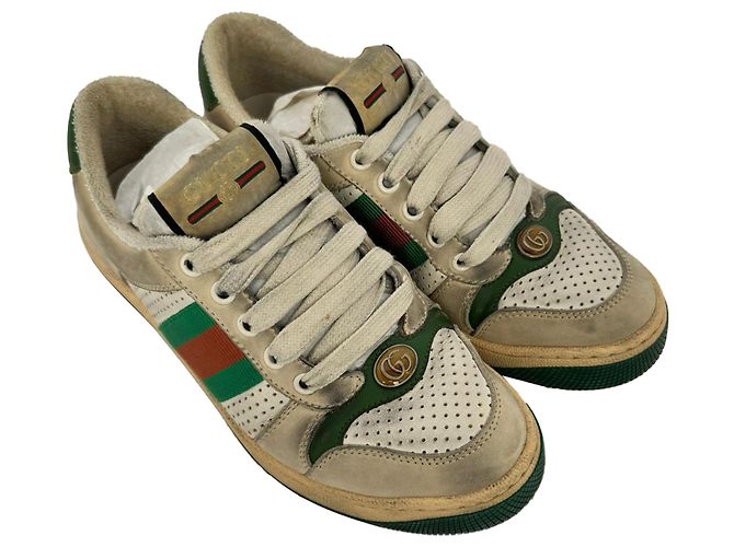 Sneakers Screener Gucci in pelle multicolore - vista 6