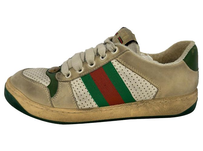 Sneakers Screener Gucci in pelle multicolore - vista 8