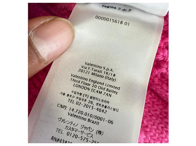 Valentino Garavani Strickpullover mit Federdetails aus rosa Wolle Pink - Ansicht 10