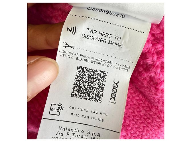 Valentino Garavani Strickpullover mit Federdetails aus rosa Wolle Pink - Ansicht 13