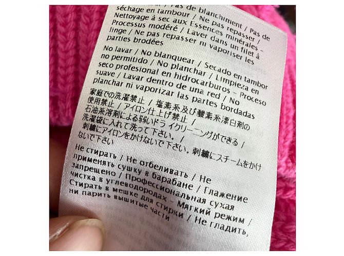 Valentino Garavani Strickpullover mit Federdetails aus rosa Wolle Pink - Ansicht 8