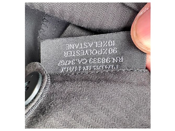 Prada Hose mit geradem Bein aus schwarzem Polyester - Ansicht 8