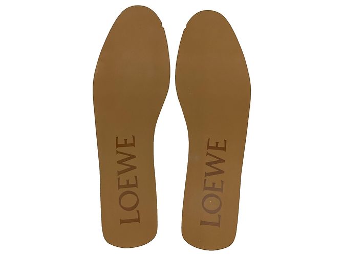 Baskets Loewe Flow Runner en daim blanc Écru - vue 10