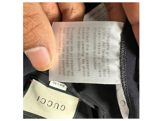 Gucci Tailored Shorts aus schwarzer Viskose - Ansicht 9