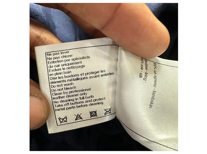 Timeless Chanel Hose aus schwarzem Lammleder - Ansicht 7