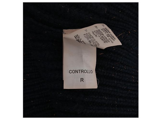 Brunello Cucinelli Rollkragenpullover aus geripptem Cashmere in Navy Blue Blau Marineblau - Ansicht 6