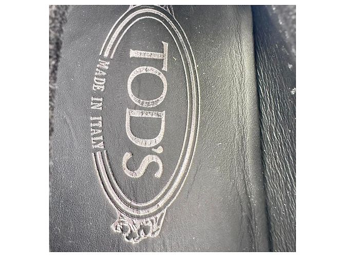 Mocassini Gommino Tod's in scamosciato nero - vista 11
