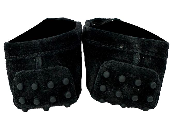Mocassini Gommino Tod's in scamosciato nero - vista 6