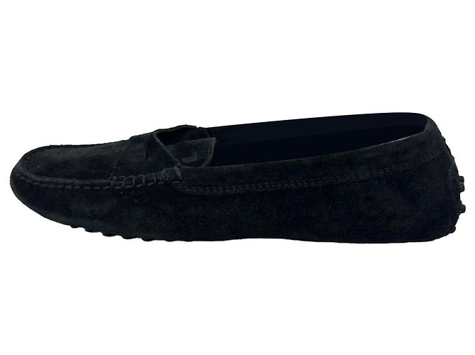 Mocassini Gommino Tod's in scamosciato nero - vista 7