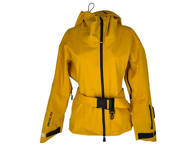 Giacca da sci Moncler Grenoble Teche in poliammide gialla Giallo - vista 2
